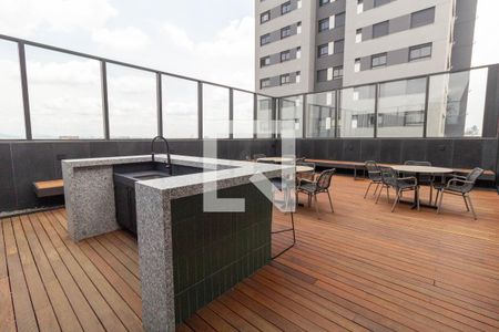 Studio para alugar com 27m², 1 quarto e sem vaga Studio para alugar com 27m², 1 quarto e sem vagaÁrea comum - Espaço Gourmet