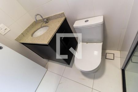 Studio para alugar com 27m², 1 quarto e sem vaga Studio para alugar com 27m², 1 quarto e sem vagaBanheiro