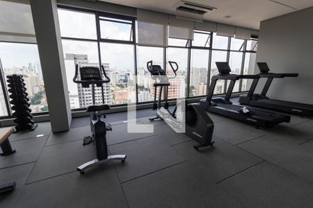 Studio para alugar com 27m², 1 quarto e sem vaga Studio para alugar com 27m², 1 quarto e sem vagaÁrea comum - Academia