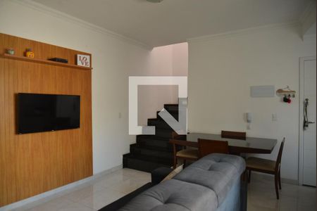 Sala de apartamento à venda com 2 quartos, 104m² em Vila Curuçá, Santo André