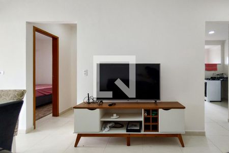 Sala de apartamento para alugar com 2 quartos, 67m² em Vila Assuncao, Praia Grande