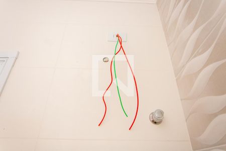 Banheiro do Quarto 1 - Suíte de apartamento à venda com 2 quartos, 45m² em Vila Pires, Santo André