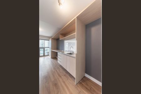 Studio para alugar com 25m², 1 quarto e sem vaga Studio para alugar com 25m², 1 quarto e sem vagaCozinha