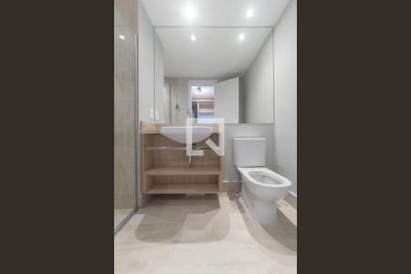 Studio para alugar com 25m², 1 quarto e sem vaga Studio para alugar com 25m², 1 quarto e sem vagaBanheiro