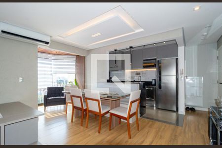 Sala de Jantar de apartamento à venda com 2 quartos, 75m² em Vila Bertioga, São Paulo