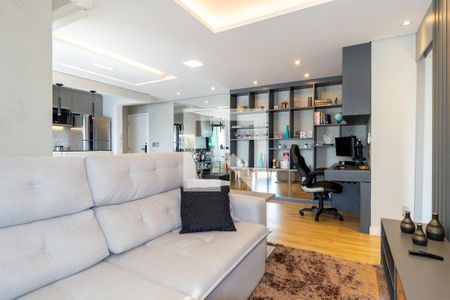 Sala de Estar de apartamento à venda com 2 quartos, 75m² em Vila Bertioga, São Paulo