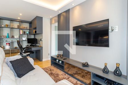 Sala de Estar de apartamento à venda com 2 quartos, 75m² em Vila Bertioga, São Paulo