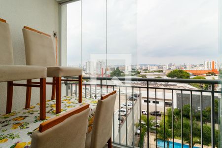 Varanda da Sala de apartamento à venda com 2 quartos, 52m² em Vila Guilherme, São Paulo