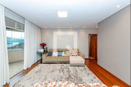 Sala de apartamento à venda com 4 quartos, 160m² em Buritis, Belo Horizonte