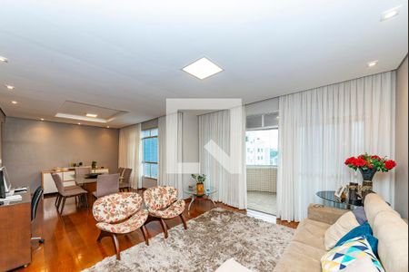 Sala de apartamento à venda com 4 quartos, 160m² em Buritis, Belo Horizonte