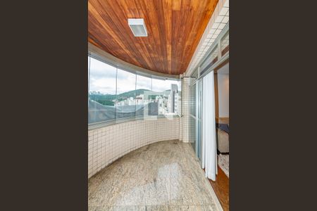 Varanda da Sala de apartamento à venda com 4 quartos, 160m² em Buritis, Belo Horizonte