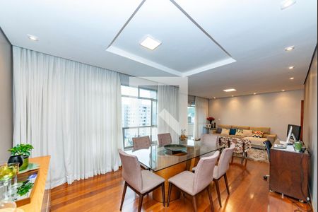 Sala de apartamento à venda com 4 quartos, 160m² em Buritis, Belo Horizonte