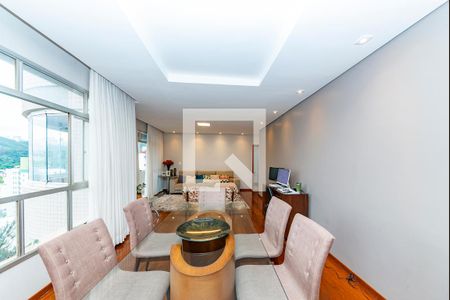 Sala de apartamento à venda com 4 quartos, 160m² em Buritis, Belo Horizonte