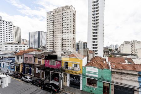 Sala Vista  de apartamento à venda com 2 quartos, 32m² em Barra Funda, São Paulo