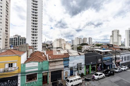 Sala Vista  de apartamento à venda com 2 quartos, 32m² em Barra Funda, São Paulo