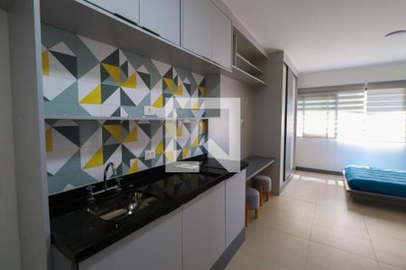 Cozinha de kitnet/studio para alugar com 1 quarto, 26m² em Vila Matilde, São Paulo