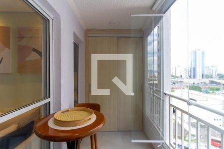 Varanda da Sala de apartamento à venda com 2 quartos, 41m² em Várzea da Barra Funda, São Paulo