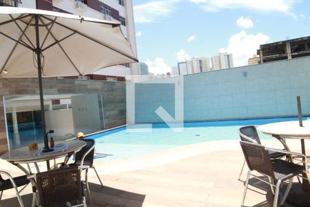 Área comum - Piscina de kitnet/studio para alugar com 1 quarto, 28m² em Norte (águas Claras), Brasília