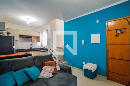 Sala de apartamento à venda com 2 quartos, 98m² em Vila Humaita, Santo André