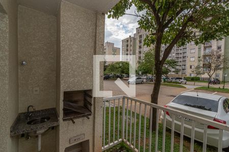 Varanda Sala de Estar/Jantar  de apartamento para alugar com 2 quartos, 60m² em Jardim Ipe, Hortolândia
