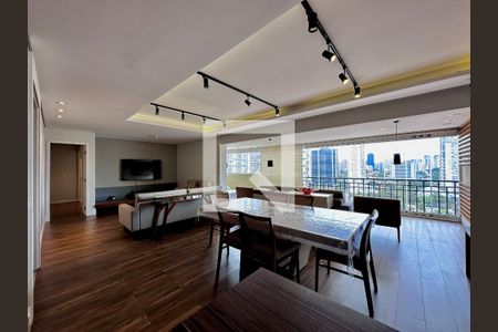 Sala de apartamento para alugar com 3 quartos, 170m² em Cidade Monções, São Paulo