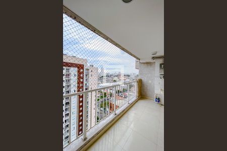 Varanda da Sala de apartamento à venda com 1 quarto, 40m² em Mooca, São Paulo