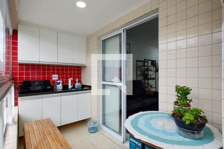 Sacada Sala de apartamento para alugar com 2 quartos, 77m² em Aviação, Praia Grande