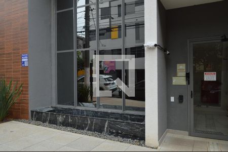 Studio para alugar com 25m², 1 quarto e sem vagaPlaquinha + Fachada