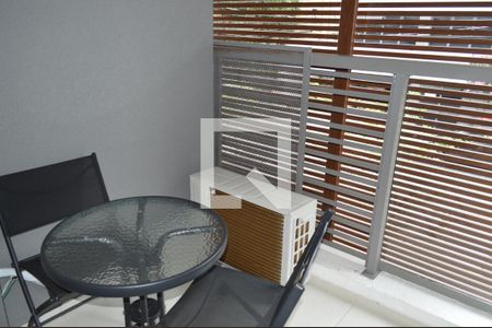 Studio para alugar com 25m², 1 quarto e sem vagaVaranda