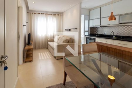 Sala de apartamento para alugar com 1 quarto, 33m² em Barra Funda, São Paulo