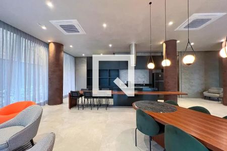 Studio para alugar com 29m², 1 quarto e sem vaga Studio para alugar com 29m², 1 quarto e sem vagaÁrea comum - Salão de festas