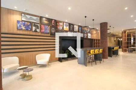 Studio para alugar com 29m², 1 quarto e sem vaga Studio para alugar com 29m², 1 quarto e sem vagaHall social