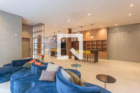 Studio para alugar com 29m², 1 quarto e sem vaga Studio para alugar com 29m², 1 quarto e sem vagaHall social