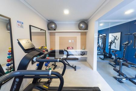 Área comum - Academia de apartamento para alugar com 1 quarto, 32m² em Vila Ré, São Paulo
