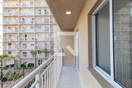 Varanda da Sala de apartamento para alugar com 1 quarto, 32m² em Vila Ré, São Paulo