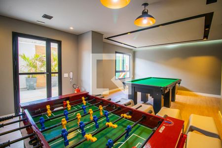 Apartamento para alugar com 28m², 1 quarto e sem vaga Apartamento para alugar com 28m², 1 quarto e sem vagaÁrea comum - Salão de jogos