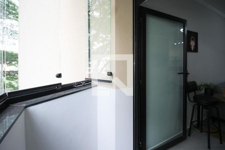 Varanda  de apartamento para alugar com 1 quarto, 32m² em Indianópolis, São Paulo