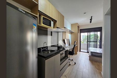 Studio à venda com 27m², 1 quarto e sem vagaCozinha