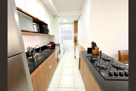 Cozinha de apartamento à venda com 2 quartos, 64m² em Engordadouro, Jundiaí
