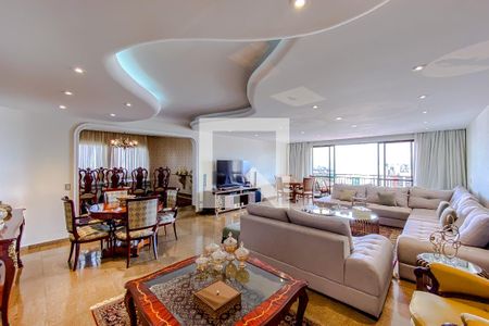 Sala de apartamento à venda com 4 quartos, 375m² em Tatuapé, São Paulo