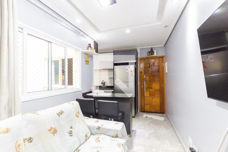 Sala de apartamento à venda com 2 quartos, 80m² em Jardim das Maravilhas, Santo André
