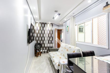Sala de apartamento à venda com 2 quartos, 80m² em Jardim das Maravilhas, Santo André