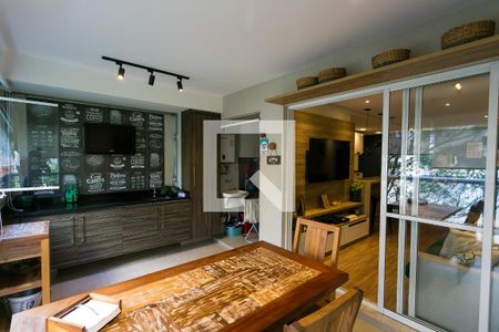 Varanda da Sala de apartamento à venda com 2 quartos, 75m² em Vila Andrade, São Paulo