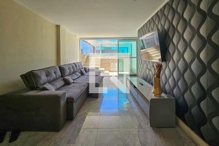 Sala de apartamento para alugar com 3 quartos, 300m² em Vila Alzira, Guarujá