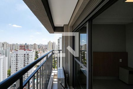 Varanda do Quarto de apartamento para alugar com 1 quarto, 31m² em Vila Prudente, São Paulo