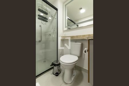Studio para alugar com 30m², 1 quarto e sem vaga Studio para alugar com 30m², 1 quarto e sem vagaBanheiro