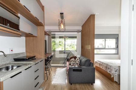 Studio de kitnet/studio para alugar com 1 quarto, 30m² em Indianópolis, São Paulo