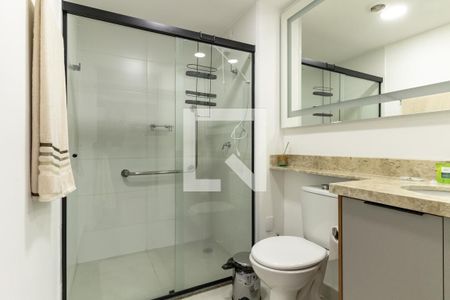 Studio para alugar com 30m², 1 quarto e sem vaga Studio para alugar com 30m², 1 quarto e sem vagaBanheiro