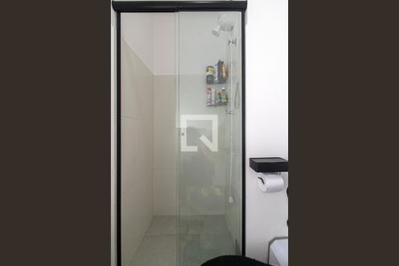 banheiro social de apartamento para alugar com 1 quarto, 32m² em Vila Moinho Velho, São Paulo