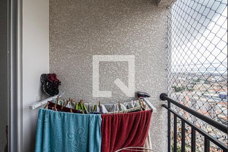 sacada e área de serviço de apartamento para alugar com 1 quarto, 32m² em Vila Moinho Velho, São Paulo